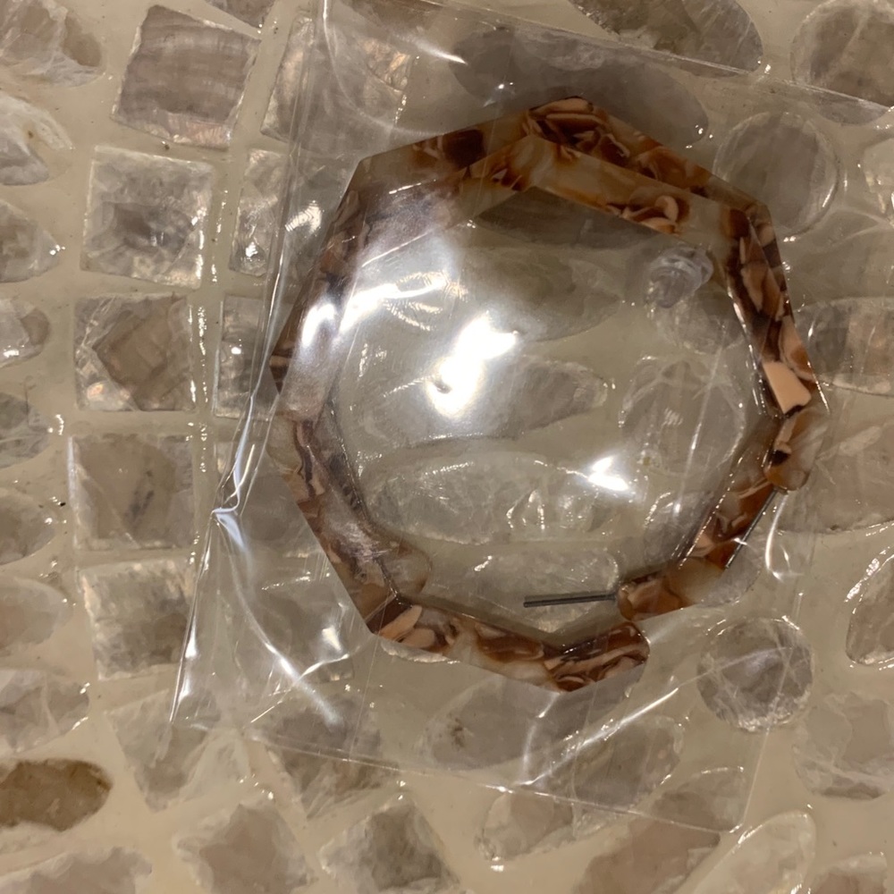 Colorful acrylic earrings-9 pairs for $10.00 - Picture 7 of 9